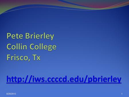 8/28/20151. 2 3 4 Case Study Who – capstone prepared students What – opportunity to work and learn in a team environment Why – to interactively experience.