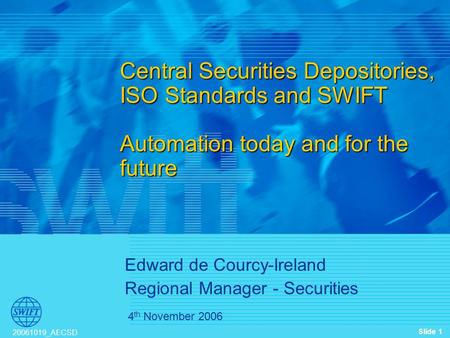 Edward de Courcy-Ireland Regional Manager - Securities