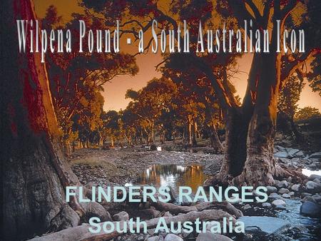 FLINDERS RANGES South Australia. St Mary Peak overlooking ABC Range.