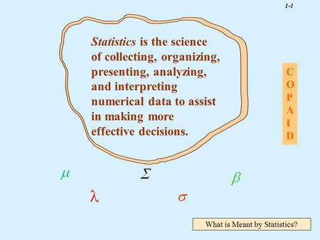 What is Meant by Statistics?