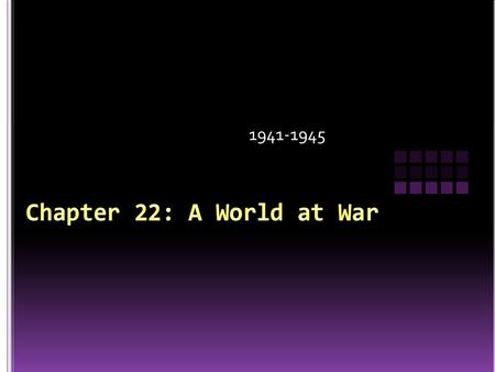 1941-1945. Define 10 terms List 4 new responsibilities of women during WWII Pg. 419 (1-2) – complete sentences Bonus (2 pts.) – Who is Rosie the Riveter?