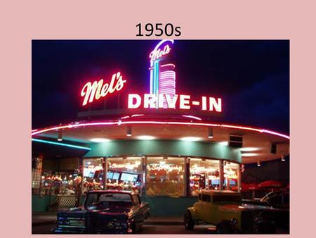 1950s. Economic Boom Decade of prosperity Average American income tripled Spent on consumer goods like refrigerators, televisions, air conditioners.