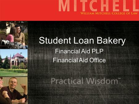 Financial Aid PLP Financial Aid Office