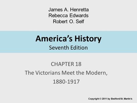 America’s History Seventh Edition