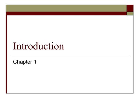 Introduction Chapter 1. Signals  A signal is a function of time, e.g., f is the force on some mass vout is the output voltage of some circuit p is the.