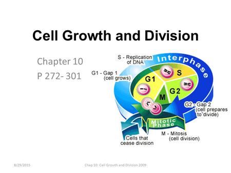 Cell Growth and Division