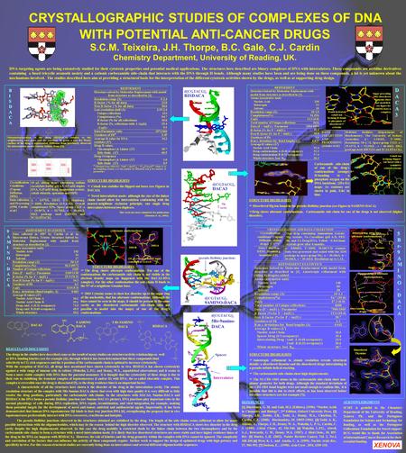 ACKNOWLEDGMENTS SCMT is grateful to the Chemistry Department of the University of Reading, Xenova Plc. and the Portuguese Foundation for Science and Technology.