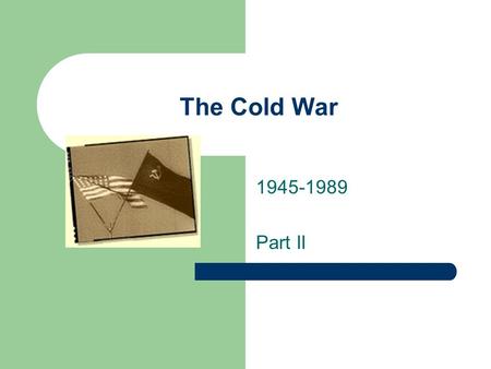 The Cold War 1945-1989 Part II. JFK John F. Kennedy is elected president in 1960 – Senator from Massachusetts Youngest and glamorous Wife was Jackie,