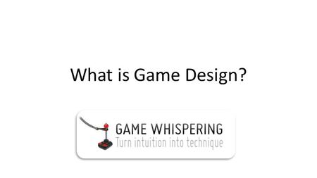 What is Game Design?. Who’s that guy? 14 years in the industry Director of design (Ubisoft & Relic) Alexandre Mandryka Couple games I worked on.