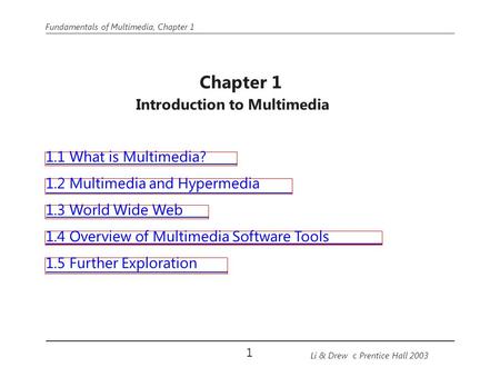 Introduction to Multimedia