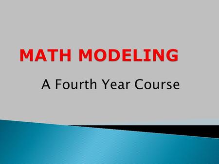 A Fourth Year Course.  North Salem Middle High School  Teaching and learning since 1985  You name it …. I probably taught it!  Been searching for.