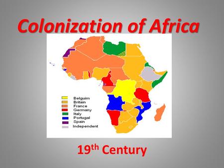 Colonization of Africa