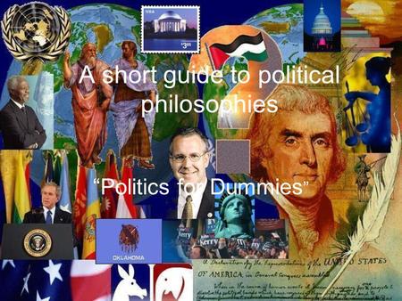 A short guide to political philosophies