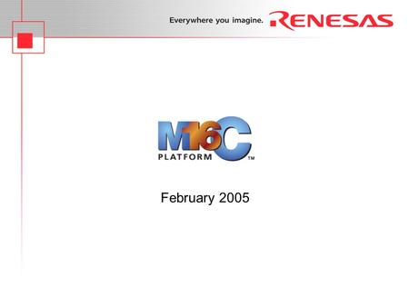 February 2005. 2 Current Applications where the is being used today! Air Conditioners Automotive (just listing a couple) Air Bags Engine Control Body.