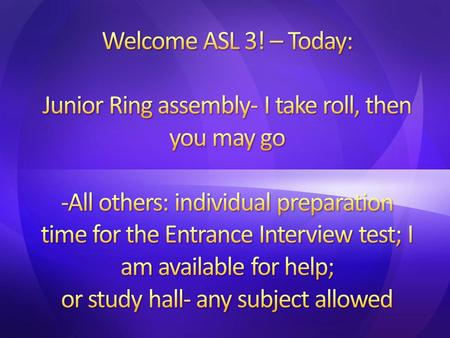 American Sign Language (ASL) is not a universal language. ASL is the language of Deaf people and culture in the USA and much of Canada. There are over.