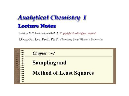 Method of Least Squares