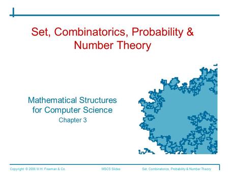 Set theory Sets: Powerful tool in computer science to solve real world problems. A set is a collection of distinct objects called elements. Traditionally,