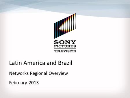 Latin America and Brazil Networks Regional Overview February 2013.