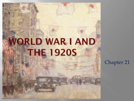 Chapter 21. United States Troops Enter Mexico The outbreak of revolution in 1910 in Mexico soon became a concern for Texans. A man name Pancho Villa was.