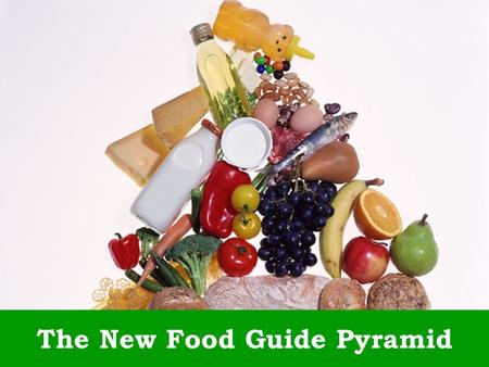 The New Food Guide Pyramid