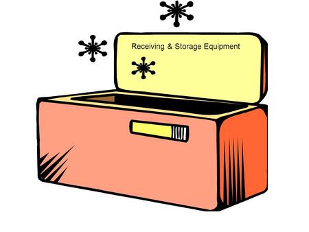 Receiving & Storage Equipment. Receiving Equipment “It is easy to take your refrigerator for granted. It’s smart to treat it like one of your most valuable.