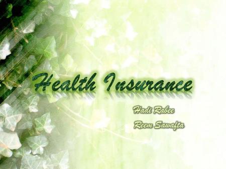 1) remove the financial barrier between the patient and access care 2 ) social trust 3)Improve the level of medical services. 4 ) the provision of.