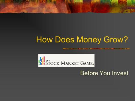 How Does Money Grow? Before You Invest. Interest refers to the amount you earn on the money you put to work by saving or investing. Savings accounts Individual.