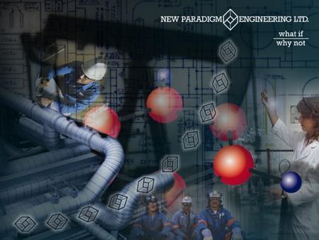 What is our future? And how can we affect it? Bruce R. Peachey, P.Eng., MCIC President, New Paradigm Engineering Ltd. October, 2000.