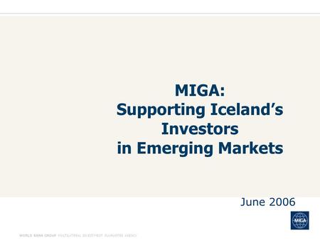 Supporting Iceland’s Investors