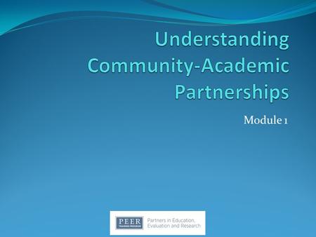 Understanding Community-Academic Partnerships