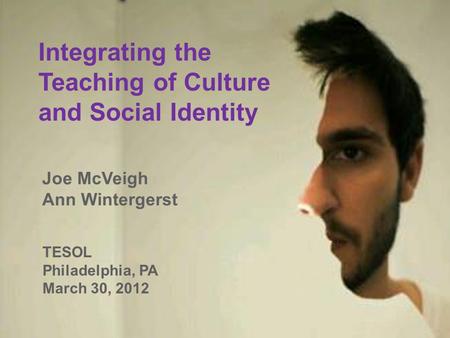 Integrating the Teaching of Culture and Social Identity