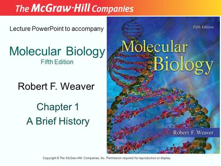 Molecular Biology Fifth Edition