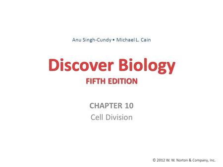 Discover Biology FIFTH EDITION