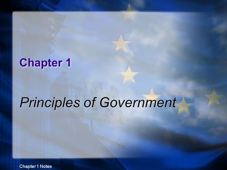 Principles of Government