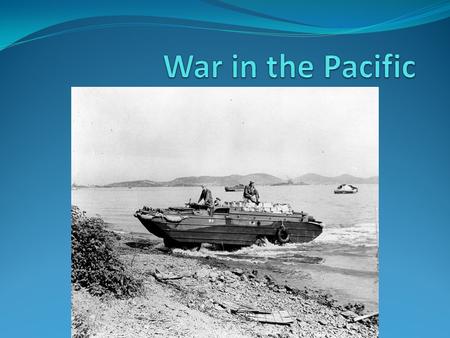 Japan and China 1937 – Invaded China Expected quick victory US aided in Chinese resistance Japan planned attacks on British and Dutch colonies.