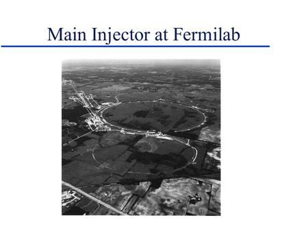 Main Injector at Fermilab. Silicon Vertex Tracker Integrated system of barrels and disks ~ 800k total channels.