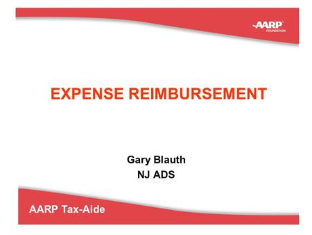 EXPENSE REIMBURSEMENT