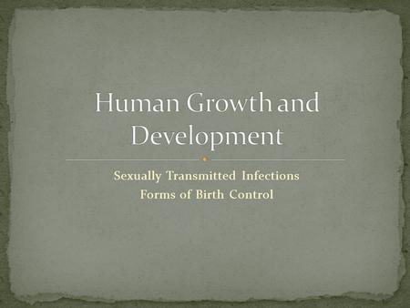 Human Growth and Development