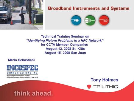 Tony Holmes Technical Training Seminar on