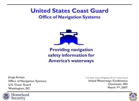 United States Coast Guard Office of Navigation Systems