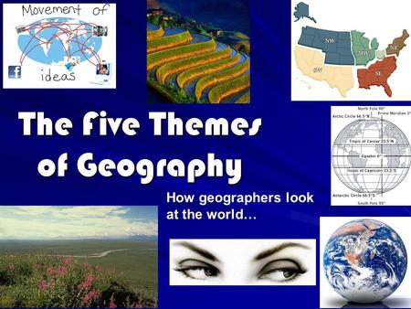 The Five Themes of Geography