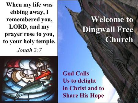 Welcome to Dingwall Free Church