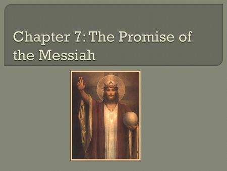  Restoring our broken relationship with God has been likened to restoring a broken marriage – it’s a difficult process.  The Protoevangelium or the.