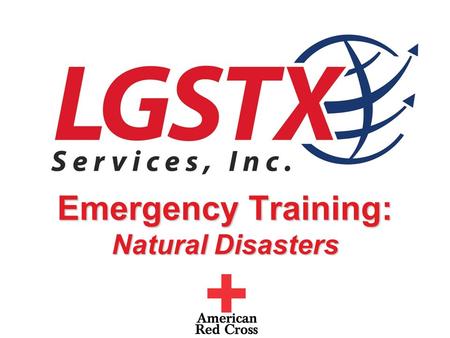 Emergency Training: Natural Disasters