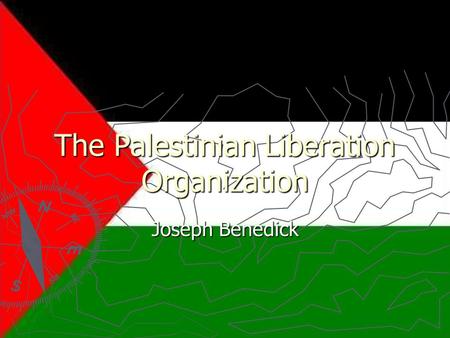 The Palestinian Liberation Organization Joseph Benedick.