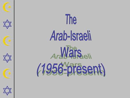 Jews claimed Israel more than 3,000 years agoJews claimed Israel more than 3,000 years ago Muslims & Christians (Palestinians) believed the land belonged.