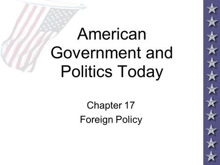 American Government and Politics Today