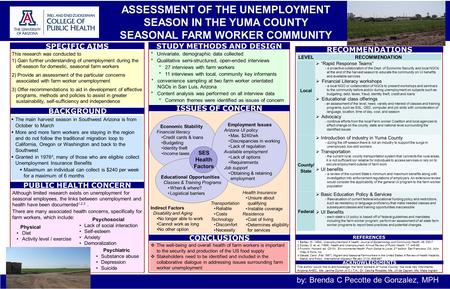 SPECIFIC AIMS STUDY METHODS AND DESIGN ISSUES OF CONCERN BACKGROUND PUBLIC HEALTH CONCERN RECOMMENDATIONS CONCLUSIONS REFERENCES ACKNOWLEDGMENTS  The.