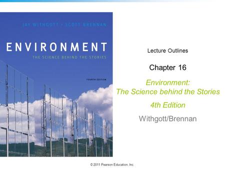 Environment: The Science behind the Stories