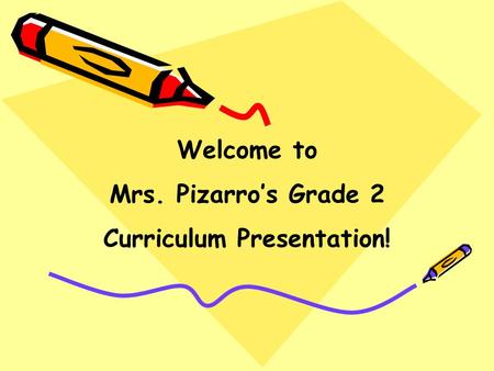 Curriculum Presentation!